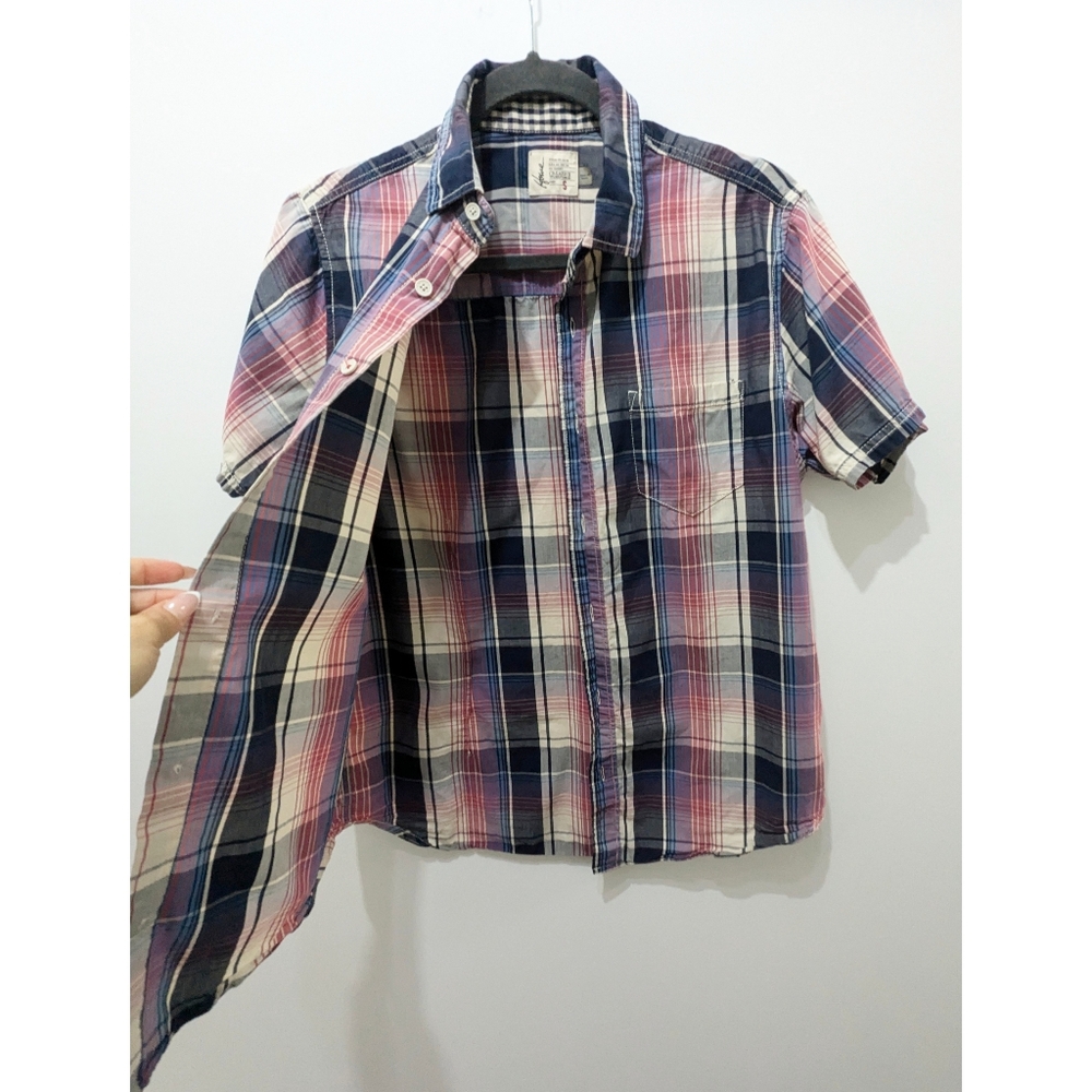 Howe Creative Workforce Plaid Button Up Shirt Men… - image 3
